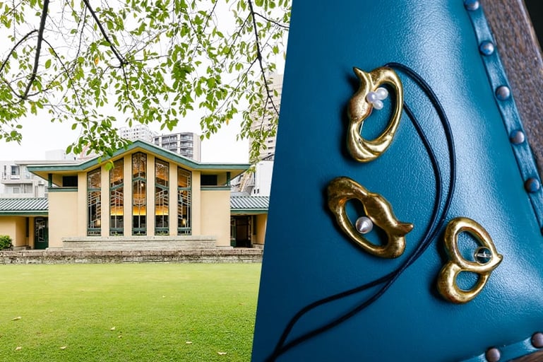 池袋「自由学園明日館」箔押しで創り出す、自然をテーマにした唯一無二のオーガニックジュエリー