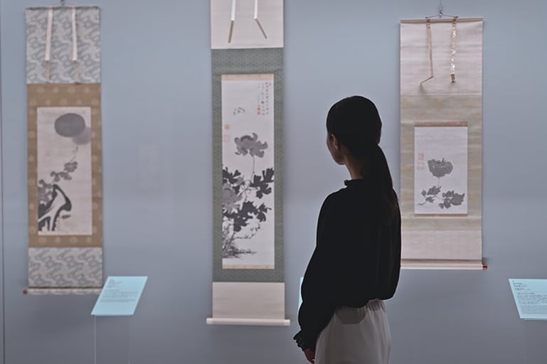 京都・嵐山「福田美術館」閉館後の特別鑑賞と「嵐山熊彦」の京料理で京都画壇の世界観に浸るアートな夜
