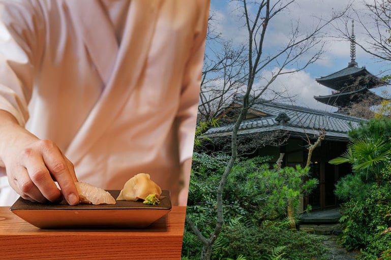 日本画家・竹内栖鳳の旧私邸で“京の美”を満喫するアートツアー −「鮨麻布 東山」のランチ付き−