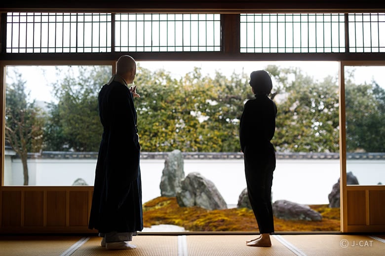 京都「光清寺」通常非公開の禅寺を特別拝観＆枯山水庭園を望む