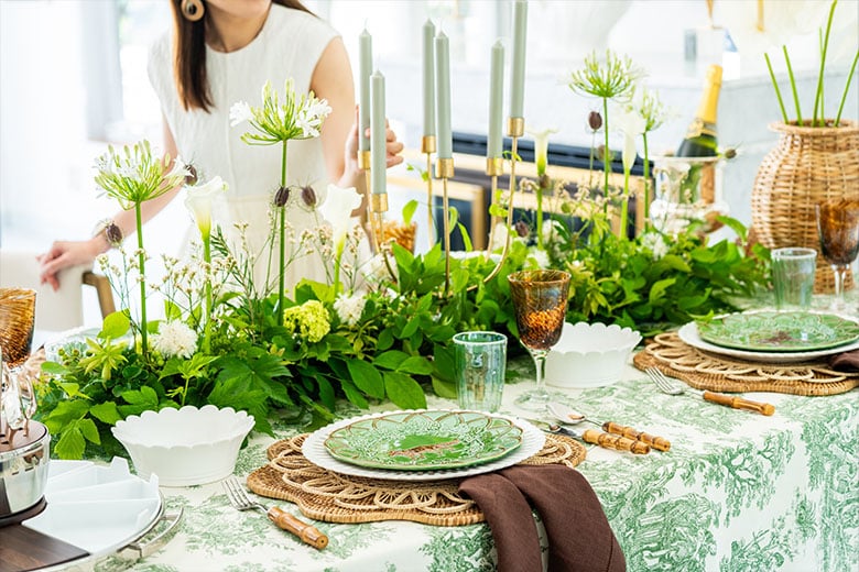 季節ごとのテーマで学ぶテーブルセッティングとおもてなし術 −芦屋の