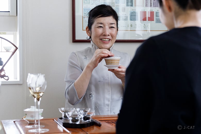 高級茶藝師に学ぶ中国茶の魅力 桜新町「サロンドシャンティ 香茶苑」にて