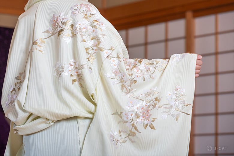 優梛達也　刺繍額入 訪問着 蘇州刺繍 優梛達也 ゆうなぎ工房 新古石丸 京友禅染匠