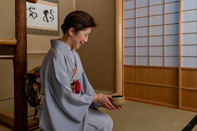 京都「都和旅館」の本格茶室で始める優しい茶会 茶懐石のアレンジ点心付き