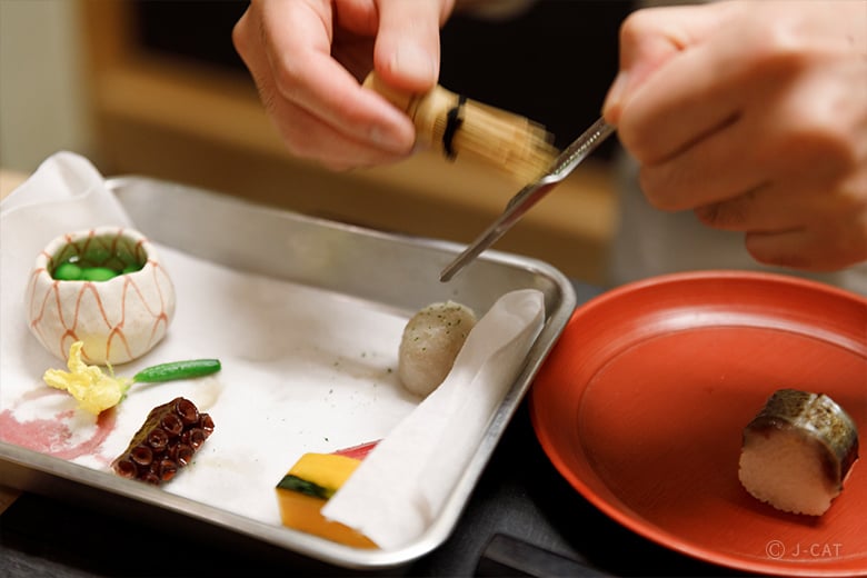 恵比寿「京しずく」料理人に学ぶ茶懐石料理と和菓子づくり ランチ付き