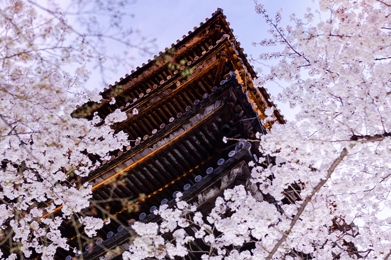 法観寺五重塔 ハンドメイドデジタルアート（額縁付き・和風・日本の文化） 絵画(風景画) 日本 東京都 浅草寺五重塔 インテリアアート額付き