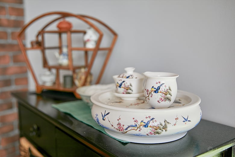 中国茶用茶托4枚セット雑貨 中国茶用茶托4枚セット雑貨