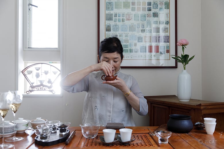 高級茶藝師に学ぶ中国茶の魅力 桜新町「サロンドシャンティ 香茶苑」にて