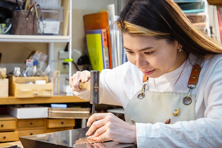 名古屋「Wayuan 和悠庵」彫金具師と手がけるシルバーアクセサリー