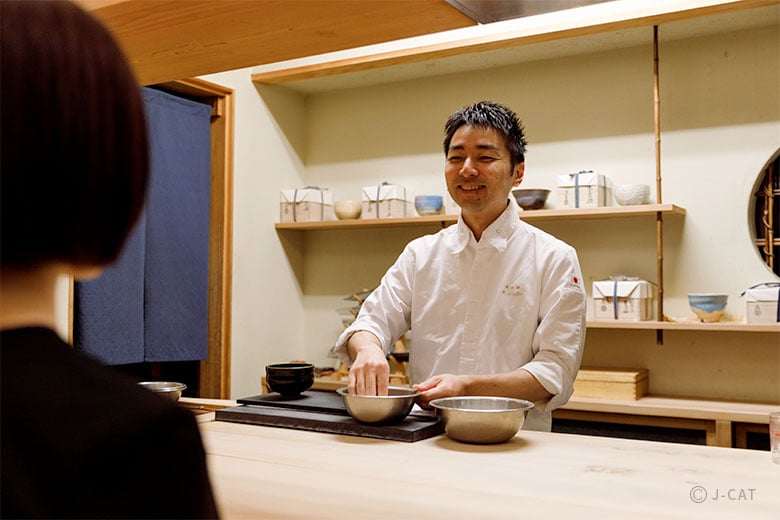 恵比寿「京しずく」料理人に学ぶ茶懐石料理と和菓子づくり ランチ付き