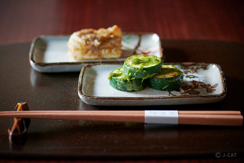 六本木「shojin宗胡」モダンな精進料理と国産ワイン・日本酒のペアリング