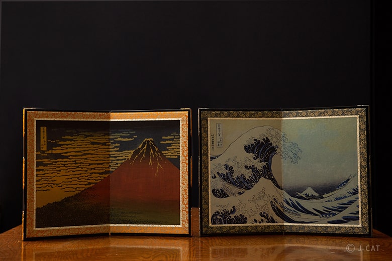 片岡屏風店の工房でミニ屏風作りを体験 奈良時代から続く伝統美に触れる